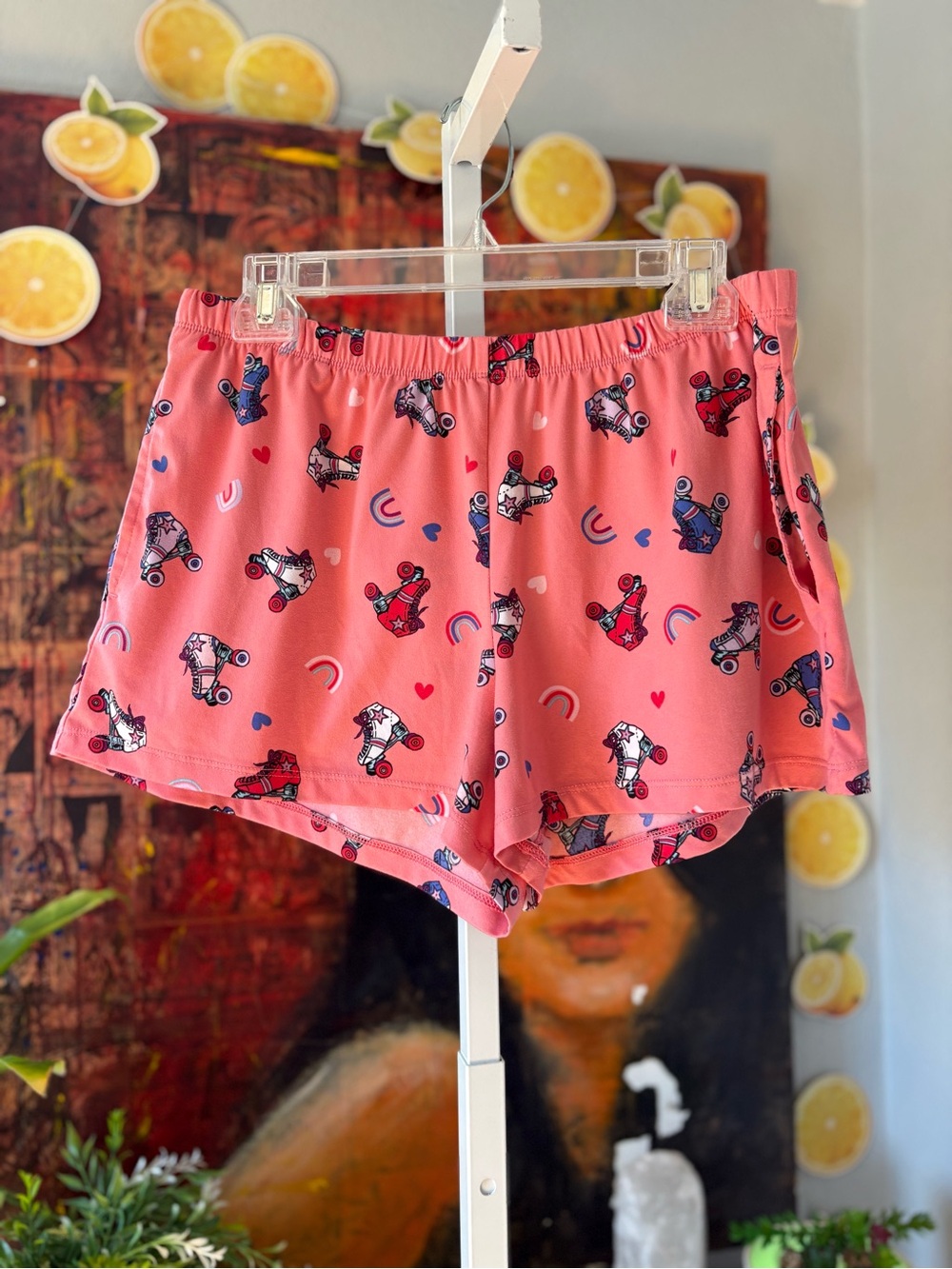 Roller Skate Lounge Shorts Size M